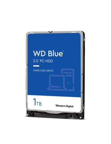 HDD|WESTERN DIGITAL|Blue|1TB|SATA 3.0|128 MB|5400 rpm|2,5"|Thickness 7mm|WD10SPZX