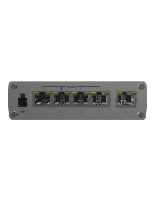 Teltonika | Industiral POE+ Swith | TSW100 | Unmanaged | Desktop | 1 Gbps (RJ-45) ports quantity 5 | SFP ports quantity | PoE po