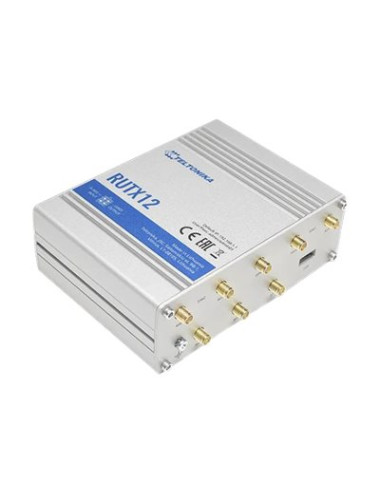 Dual LTE Cat 6 Router | RUTX12 | 802.11ac | 867 Mbit/s | 10/100/1000 Mbit/s | Ethernet LAN (RJ-45) ports 4 | Mesh Support No | M