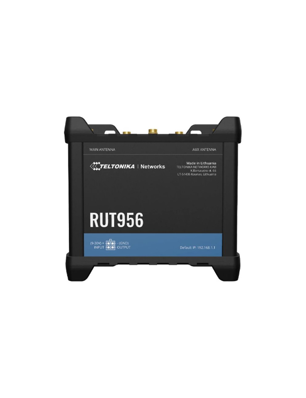 Industrial Router | RUT956 | 802.11n | Mbit/s | 10/100 Mbit/s | Ethernet LAN (RJ-45) ports 4 | Mesh Support No | MU-MiMO No | 2G