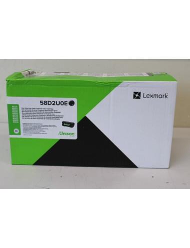SALE OUT. Lexmark 58D2U0E Black Ultra High Yield Corporate Toner Cartridge, DAMAGED PACKAKING | 58D2U0E | Toner cartridge | Blac