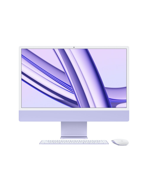 Apple iMac 24 4.5K Retina, Apple M3 8C CPU, 10C GPU/8GB/512GB SSD/Silver/INT | Apple