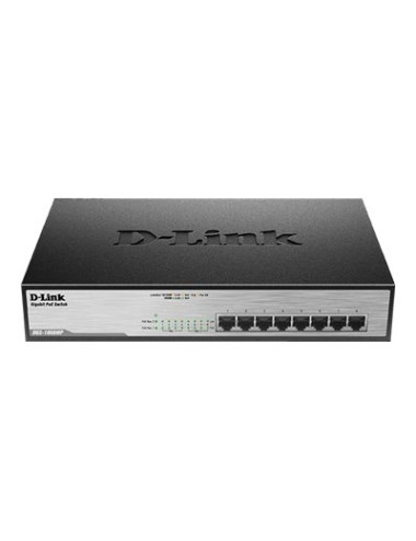 D-Link | Switch | DGS-1008MP | Unmanaged | Rack mountable | 1 Gbps (RJ-45) ports quantity 8 | PoE ports quantity 8 | Power suppl