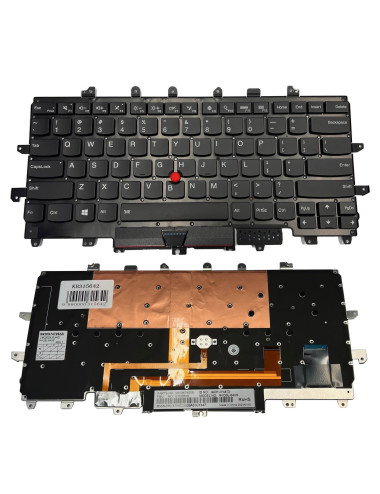 Keyboard LENOVO X1 Carbon Gen 4, with Trackpoint, with Backlight, US