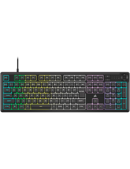 Corsair K55 CORE RGB | Gaming keyboard | Wired | NA | Black | USB 2.0 Type-A