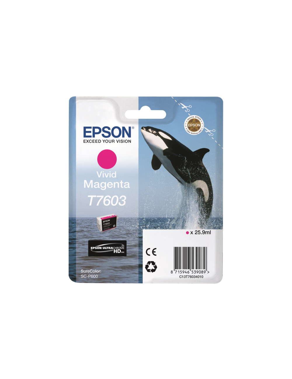 Epson T7603 Ink, Vivid Magenta | Epson