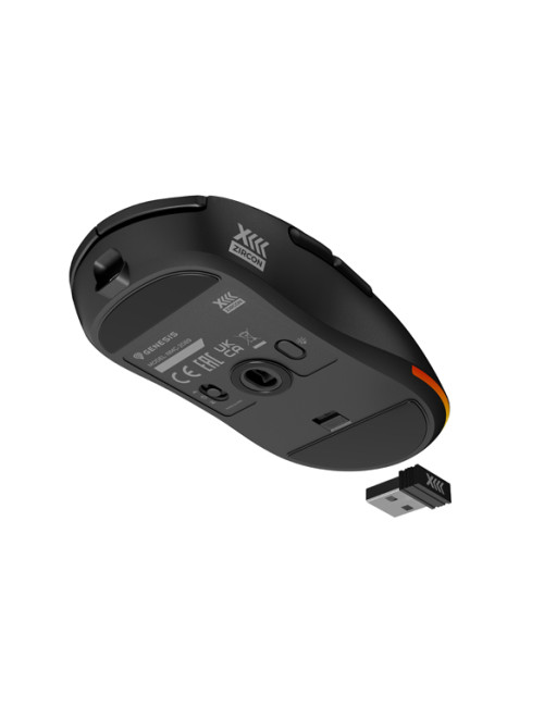 Zircon XIII Custom | Wireless | Gaming Mouse | 2.4 GHz, USB | Black