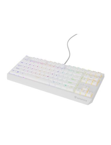 THOR 230 | Mechanical Gaming Keyboard | Wired | US | White | USB Type-A | Outemu Brown