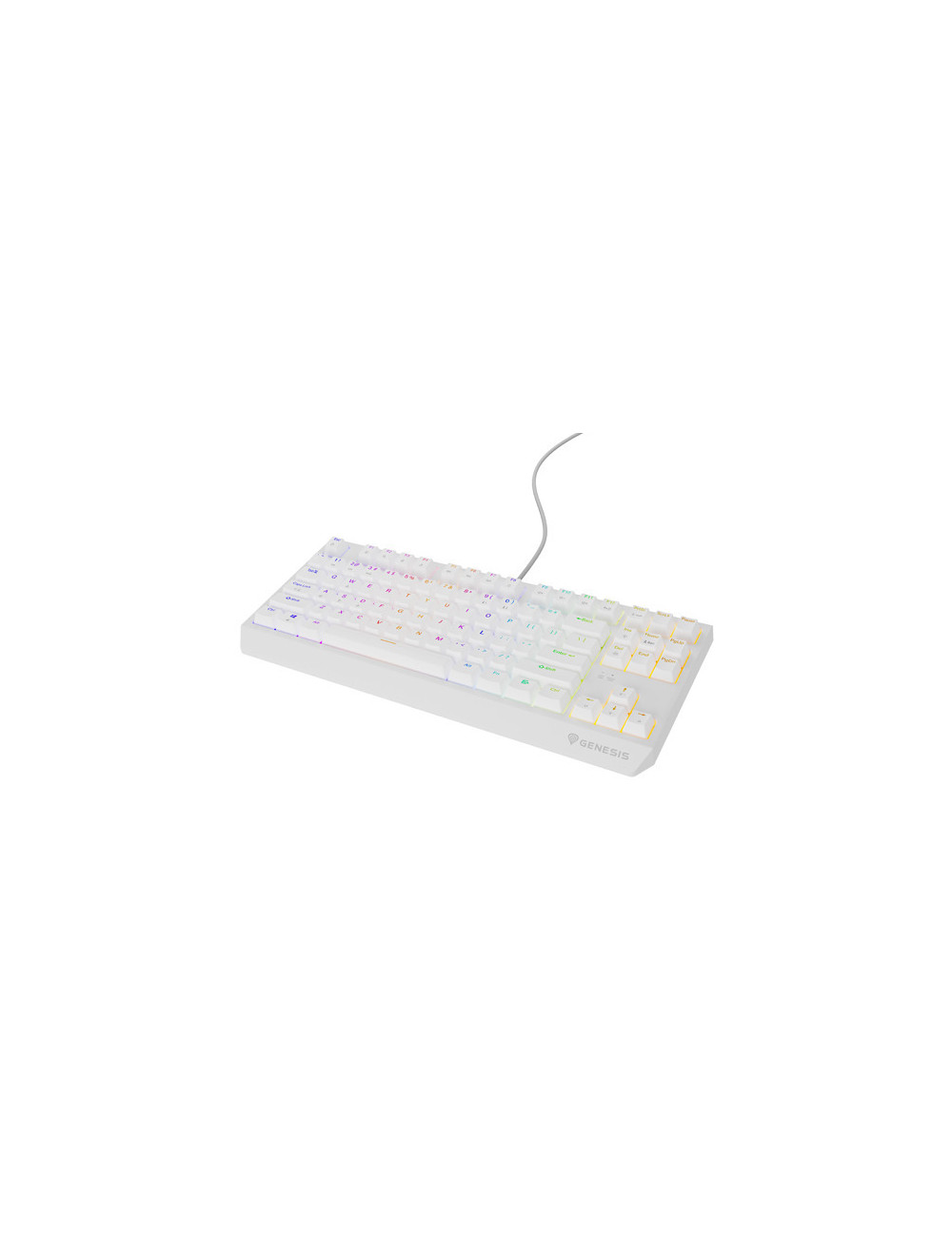 THOR 230 | Mechanical Gaming Keyboard | Wired | US | White | USB Type-A | Outemu Brown