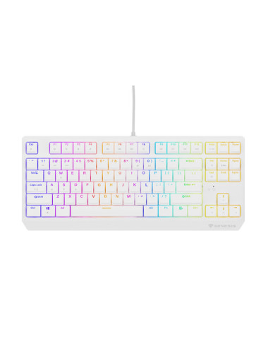 THOR 230 | Mechanical Gaming Keyboard | Wired | US | White | USB Type-A | Outemu Brown