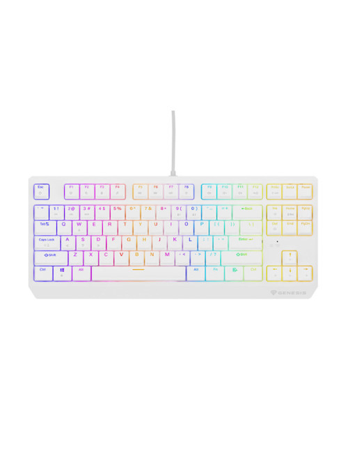 THOR 230 | Mechanical Gaming Keyboard | Wired | US | White | USB Type-A | Outemu Brown