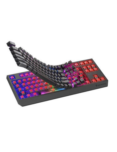 THOR 230 | Mechanical Gaming Keyboard | Wireless | US | Black | 2.4 GHz, Bluetooth, USB | Outemu Red