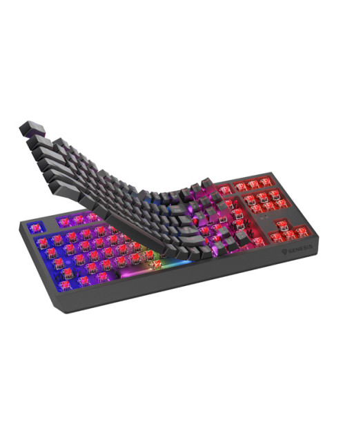 THOR 230 | Mechanical Gaming Keyboard | Wireless | US | Black | 2.4 GHz, Bluetooth, USB | Outemu Red