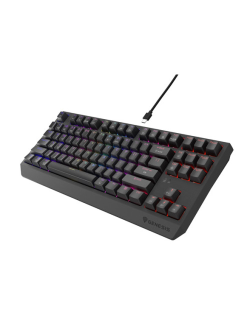 THOR 230 | Mechanical Gaming Keyboard | Wireless | US | Black | 2.4 GHz, Bluetooth, USB | Outemu Red