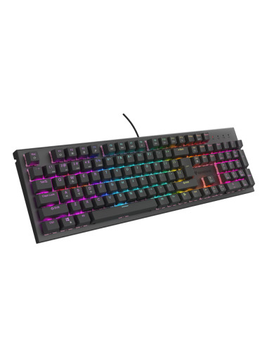 THOR 303 | Mechanical Gaming Keyboard | Wired | US | Black | USB Type-A | Outemu Peach Silent