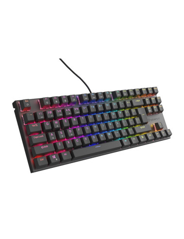 THOR 303 | Mechanical Gaming Keyboard | Wired | US | Black | USB Type-A | Outemu Peach Silent