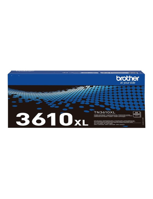 Brother TN-3610XL Genuine High Yield Toner Cartridge, Black | Brother TN3610XL | Toner cartridge | Black