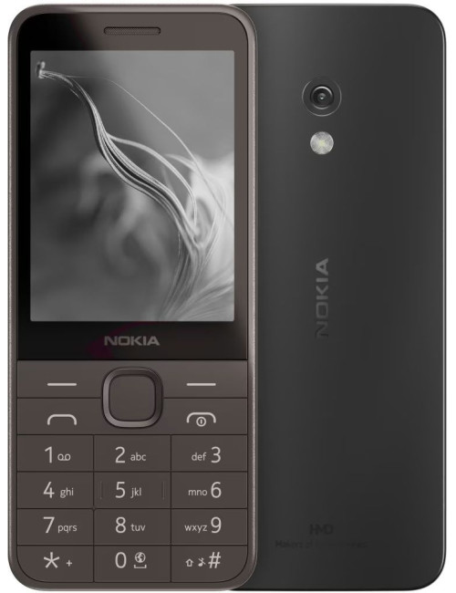 Nokia | 235 4G (2024) | Black | 2.8 " | 128 MB | 64 MB | Dual SIM | Bluetooth | 5.0 | USB version USB Type-C | Main camera 2 MP 