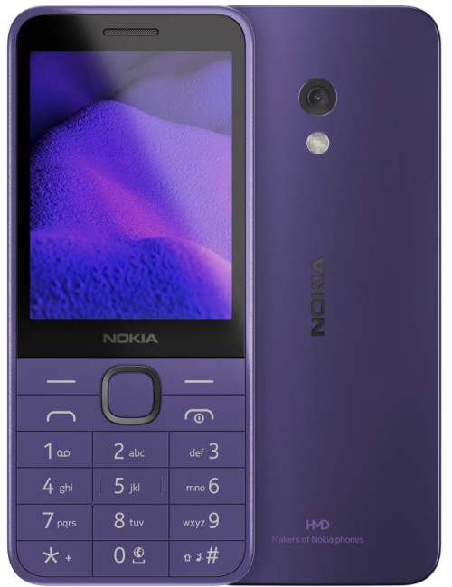 235 4G (2024) | Purple | 2.8 " | 128 MB | 64 MB | Dual SIM | Bluetooth | 5.0 | USB version USB Type-C | Main camera 2 MP | 1450 