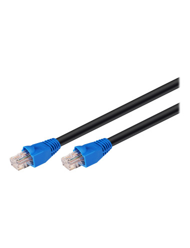 Goobay CAT 6 Outdoor Patch Cable, U/UTP, 60 m, Black