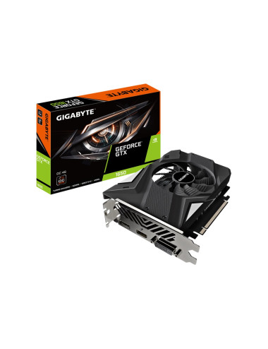 Gigabyte | GV-N1656OC-4GD 2.0 | NVIDIA | Processor family | 4 GB | GeForce GTX 1650 | GDDR6 | Memory slots | Cooling type | DVI-