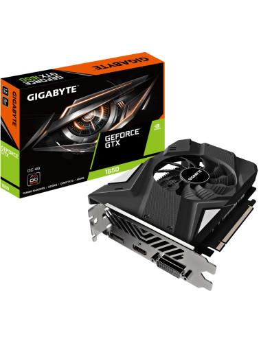 Gigabyte | GV-N1656OC-4GD 2.0 | NVIDIA | Processor family | 4 GB | GeForce GTX 1650 | GDDR6 | Memory slots | Cooling type | DVI-