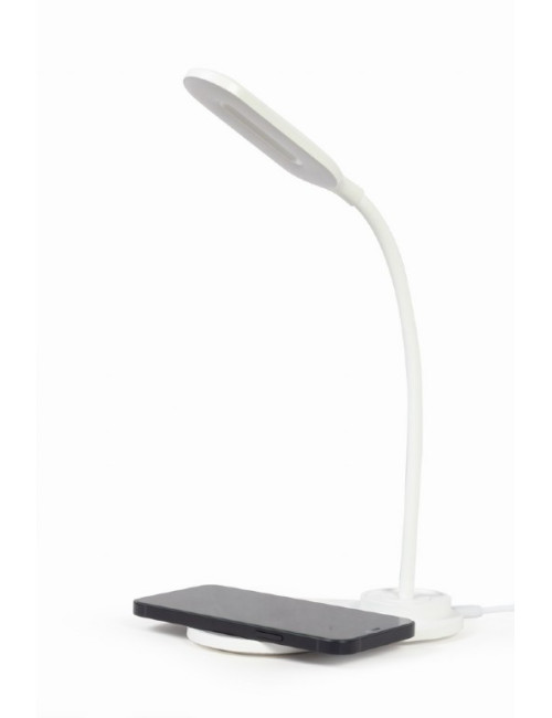 Gembird | Desk lamp with wireless charger | TA-WPC10-LED-01-W