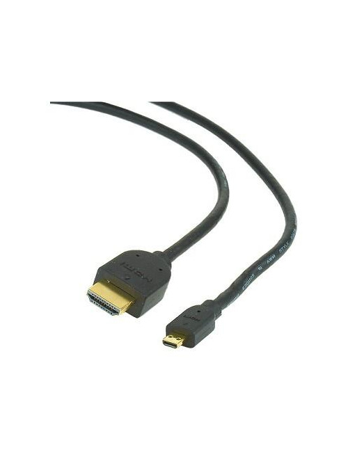 CABLE HDMI-MICRO HDMI 3M V.2.0/BLK CC-HDMID-10 GEMBIRD