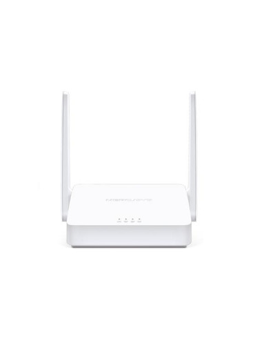 Wireless Router|MERCUSYS|Wireless Router|300 Mbps|IEEE 802.11b|IEEE 802.11g|IEEE 802.11n|2x10/100M|LAN WAN ports 1|Number of ant