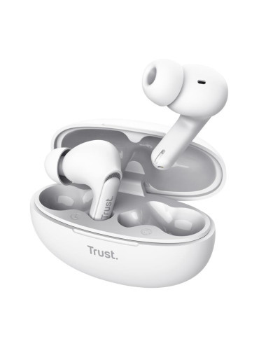 HEADSET EARBUDS YAVI BT ENC/WHITE 25172 TRUST