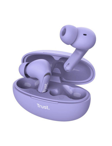 HEADSET EARBUDS YAVI BT ENC/PURPLE 25297 TRUST