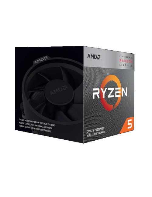 CPU|AMD|Ryzen 5|3400G|3700 MHz|Cores 4|4MB|Socket SAM4|65 Watts|GPU Radeon RX Vega 11|BOX|YD3400C5FHBOX