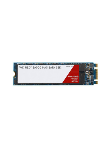 SSD|WESTERN DIGITAL|Red SA500|2TB|M.2|SATA 3.0|Write speed 530 MBytes/sec|Read speed 560 MBytes/sec|2.38mm|TBW 1300 TB|MTBF 2000