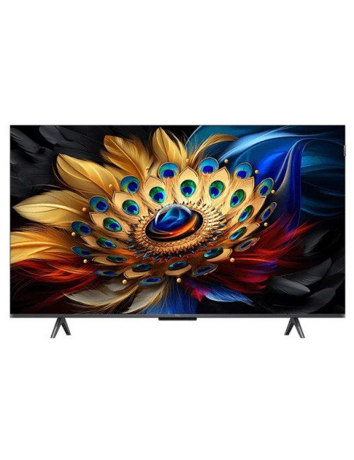 TV Set|TCL|43"|4K/Smart|QLED|3840x2160|Wireless LAN|Bluetooth|Google TV|Black|43C655