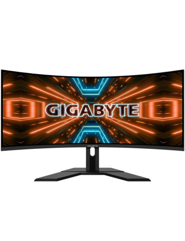 LCD Monitor|GIGABYTE|G34WQC A-EK|34"|Gaming/Curved/21 : 9|Panel VA|3440x1440|21:9|144Hz|Matte|1 ms|Speakers|Height adjustable|Ti