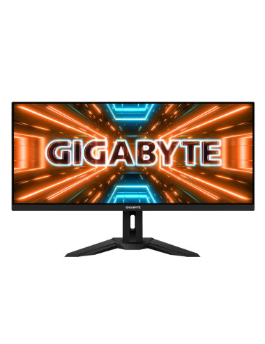 LCD Monitor|GIGABYTE|M34WQ-EK|34"|Gaming/21 : 9|Panel IPS|3440x1440|21:9|144Hz|Matte|1 ms|Speakers|Swivel|Height adjustable|Tilt