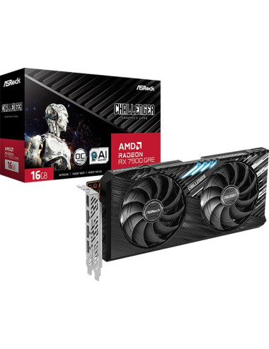 Graphics Card|ASROCK|AMD Radeon RX 7900 GRE|16 GB|GDDR6|256 bit|PCIE 4.0 16x|Dual Slot Fansink|1xHDMI|3xDisplayPort|RX7900GRECL1