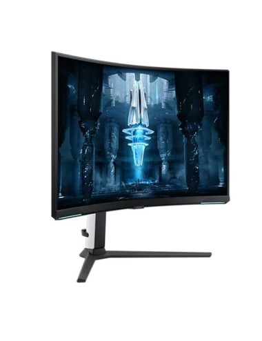 LCD Monitor|SAMSUNG|Odyssey NEO G8|32"|Gaming/4K/Curved|Panel VA|3840x2160|16:9|240Hz|1 ms|Swivel|Pivot|Height adjustable|Tilt|C