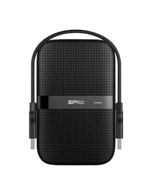 Silicon Power Portable Hard Drive Armor A60 1000 GB USB 3.2 Black