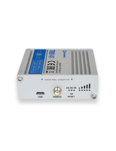 LTE Gateway: No WiFi, 4G, Input/Output, Micro USB | LTE Gateway | TRB141 | No Wi-Fi | Ethernet LAN (RJ-45) ports 0 | Mesh Suppor