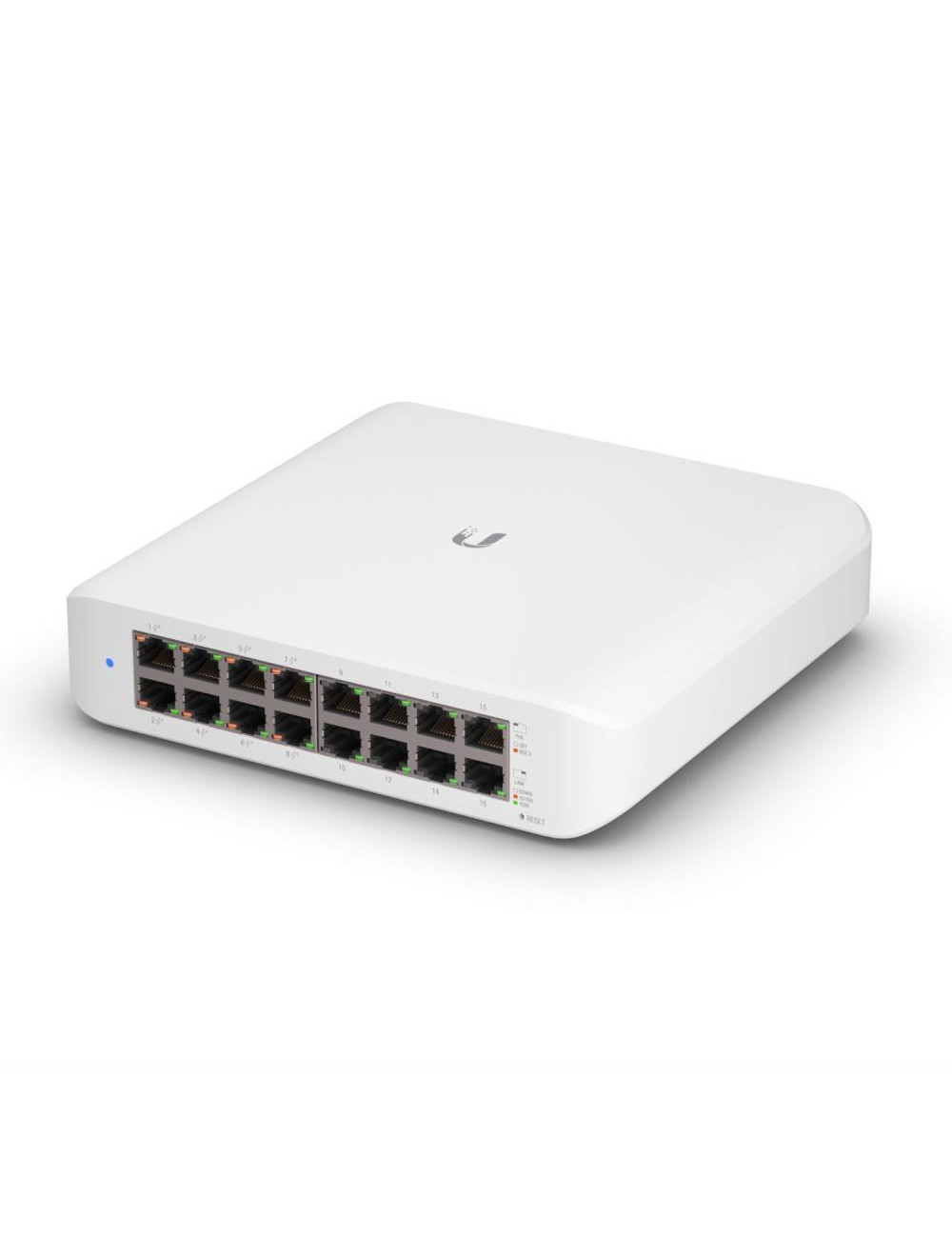 Switch|UBIQUITI|USW-LITE-16-POE|Type L2|16x10Base-T / 100Base-TX / 1000Base-T|PoE+ ports 8|45 Watts|USW-LITE-16-POE