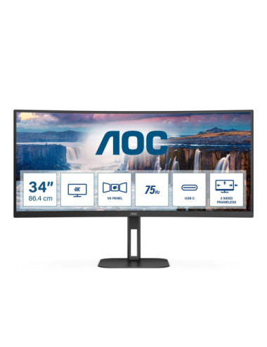 AOC V5 CU34V5C/BK LED...