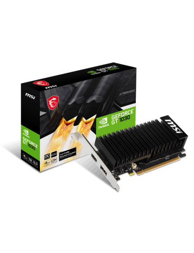 GeForce GT 1030 4GHD4 LP OC | NVIDIA | 4 GB | GeForce GT 1030 | DDR4 | HDMI ports quantity 1 | PCI Express 3.0 x16 (uses x4)