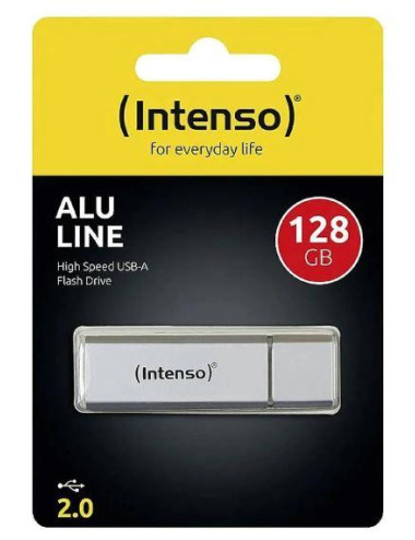 MEMORY DRIVE FLASH USB2 128GB/SILVER 3521496 INTENSO