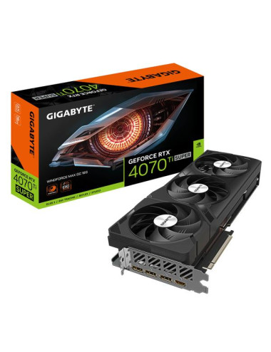 Graphics Card|GIGABYTE|NVIDIA GeForce RTX 4070 Ti SUPER|16 GB|GDDR6X|256 bit|PCIE 4.0 16x|GPU 2655 MHz|Triple slot Fansink|1xHDM