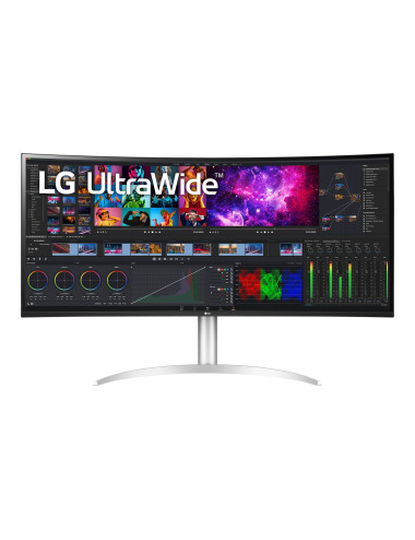 LG | Monitor | 40WP95CP-W | 39.7 " | IPS | WUHD | 21:9 | 60 Hz | 5 ms | 5120 x 2160 | 300 cd/m | HDMI ports quantity 2