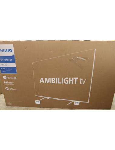 70PUS8118/12 | 70" (177cm) | Smart TV | 4K UHD LED | DAMAGED PACKAGING