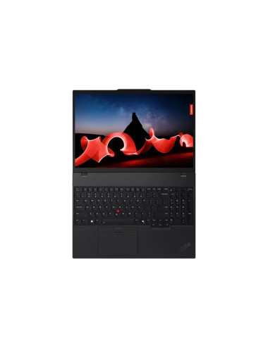 ThinkPad T16 | Black | 16 " | IPS | WUXGA | 1920 x 1200 pixels | Intel Core U5 | 125U | 16 GB | SO-DIMM DDR5 | SSD 512 GB | Inte