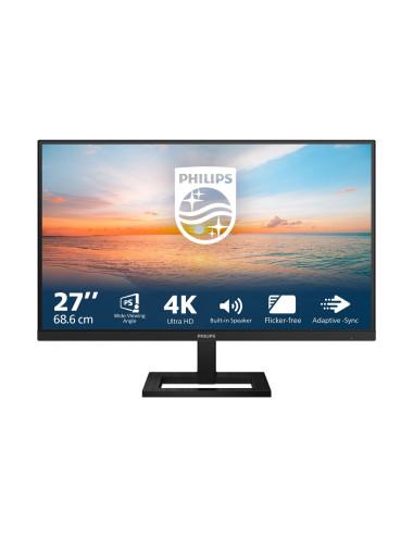 27E1N1800AE/00 | 27 " | IPS | 16:9 | 60 Hz | 4 ms | 3840 x 2160 pixels | HDMI ports quantity 2 | Black