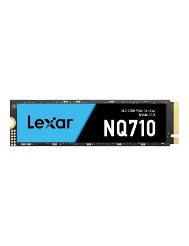 SSD|LEXAR|NQ710|500GB|Heatsink M.2|PCIe Gen4|NVMe|Write speed 1700 MBytes/sec|Read speed 4400 MBytes/sec|TBW 170 TB|MTBF 150000 